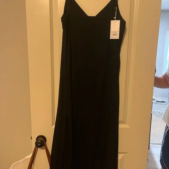 Kenny Flowers The Mykonos Black Linen Dress - Picture 2 of 5